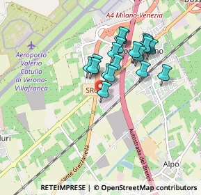 Mappa Via Alessandro Volta, 37062 Villafranca di Verona VR, Italia (0.7465)