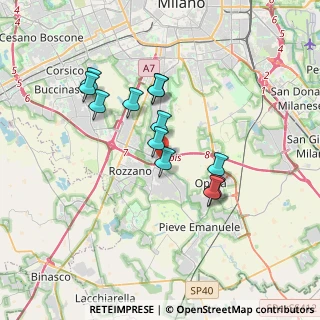 Mappa Via Eduardo De Filippo, 20089 Rozzano MI, Italia (2.98)
