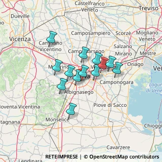 Mappa Via 35124, 35124 Padova PD, Italia (9.55692)