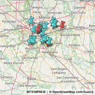 Mappa Via F.lli Corridoni, 20098 San Giuliano Milanese MI, Italia (11.09)