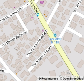 Mappa Via Jacopo Facciolati, 35124 Padova PD, Italia (0.06154)