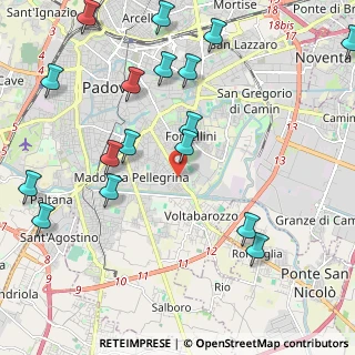 Mappa Via Antonio Favaro, 35127 Padova PD, Italia (2.62176)
