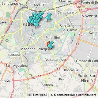 Mappa Via Antonio Favaro, 35127 Padova PD, Italia (2.325)
