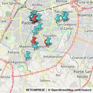 Mappa Via Antonio Favaro, 35127 Padova PD, Italia (2.232)