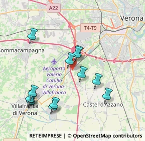 Mappa 37062 Villafranca di Verona VR, Italia (3.97)