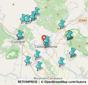 Mappa Vicolo Galasso, 10081 Castellamonte TO, Italia (4.20053)