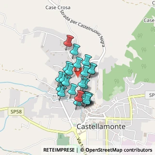 Mappa Vicolo Galasso, 10081 Castellamonte TO, Italia (0.292)