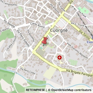 Mappa Via XXIV Maggio, 13, 10082 Cuorgnè, Torino (Piemonte)