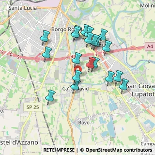 Mappa Via Francesco Ferrucci, 37135 Verona VR, Italia (1.718)