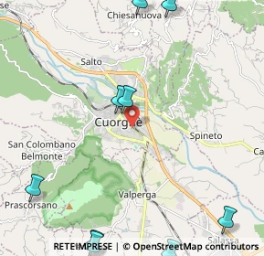 Mappa Via Galileo Galilei, 10082 Cuorgnè TO, Italia (3.33545)