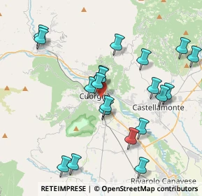 Mappa Via Michelangelo Buonarroti, 10082 Cuorgnè TO, Italia (4.0885)