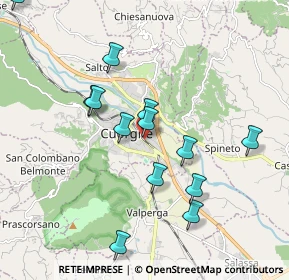 Mappa Via Michelangelo Buonarroti, 10082 Cuorgnè TO, Italia (1.91231)