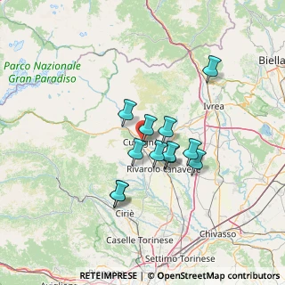 Mappa Via Michelangelo Buonarroti, 10082 Cuorgnè TO, Italia (10.32917)