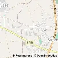 Mapa Strambino
