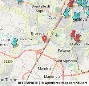 Mappa Via Giovanni Falcone, 35142 Padova PD, Italia (3.43818)
