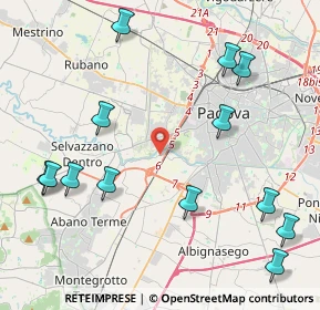Mappa Via Giovanni Falcone, 35142 Padova PD, Italia (5.17308)