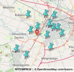 Mappa Via Giovanni Falcone, 35142 Padova PD, Italia (3.72385)