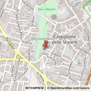 Mappa Via Zanardelli, 60, 46043 Castiglione delle Stiviere, Mantova (Lombardia)