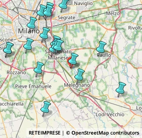 Mappa Via Fedor Dostoevskij, 20098 San Giuliano Milanese MI, Italia (9.2775)