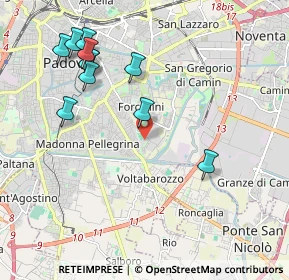 Mappa Via Giovanni Canestrini, 35137 Padova PD, Italia (2.18091)