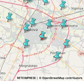 Mappa Via Giovanni Canestrini, 35137 Padova PD, Italia (5.258)