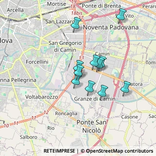 Mappa Via Panama, 35127 Padova PD, Italia (1.44545)