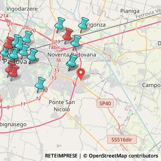 Mappa Via Trento, 35020 Villatora PD, Italia (5.96737)