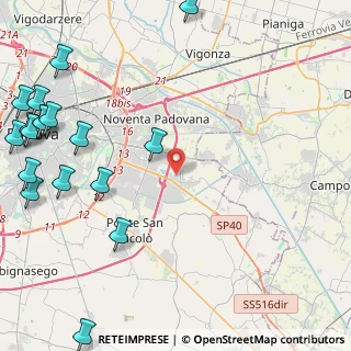 Mappa Via Trento, 35020 Villatora PD, Italia (6.85737)