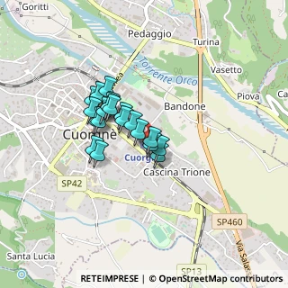 Mappa Cuorgne', 10082 Cuorgnè TO, Italia (0.295)