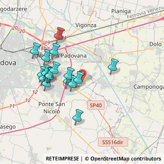 Mappa Via Piave, 35020 Villatora PD, Italia (3.50235)
