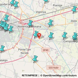 Mappa Via Piave, 35020 Villatora PD, Italia (6.7865)
