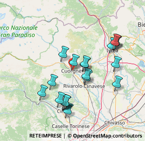 Mappa Via Tripoli, 10082 Cuorgnè TO, Italia (14.264)