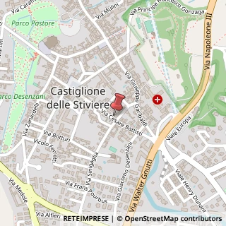 Mappa Via Cesare Battisti, 47, 46043 Castiglione delle Stiviere, Mantova (Lombardia)