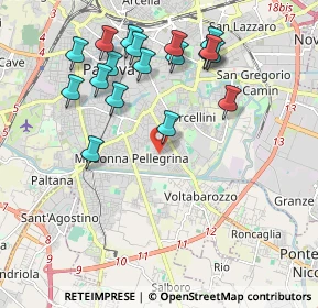 Mappa Via Flores D'Arcais Francesco, 35126 Padova PD, Italia (2.09278)