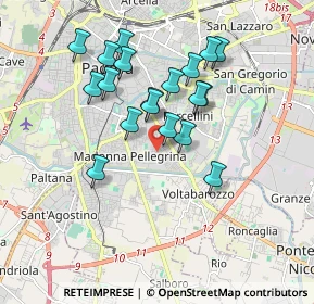 Mappa Via Flores D'Arcais Francesco, 35126 Padova PD, Italia (1.60895)