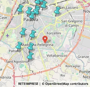 Mappa Via Flores D'Arcais Francesco, 35126 Padova PD, Italia (2.49571)