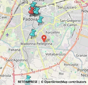 Mappa Via Flores D'Arcais Francesco, 35126 Padova PD, Italia (2.67909)