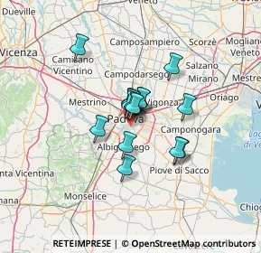 Mappa Via Flores D'Arcais Francesco, 35126 Padova PD, Italia (8.056)
