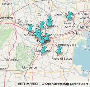 Mappa Via Flores D'Arcais Francesco, 35126 Padova PD, Italia (9.28)