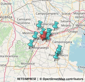 Mappa Via Flores D'Arcais Francesco, 35126 Padova PD, Italia (7.64846)