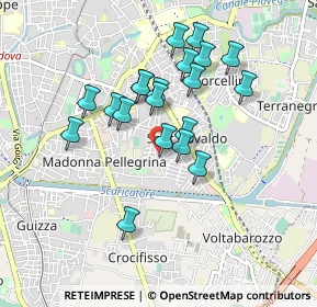 Mappa Via Flores D'Arcais Francesco, 35126 Padova PD, Italia (0.7785)