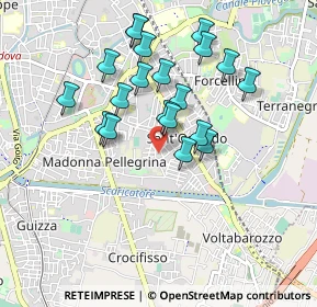 Mappa Via Flores D'Arcais Francesco, 35126 Padova PD, Italia (0.834)