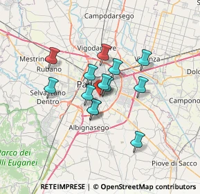 Mappa Via Flores D'Arcais Francesco, 35126 Padova PD, Italia (4.80846)