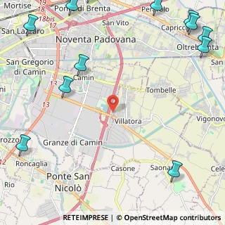 Mappa Via delle Gramogne, 35127 Padova PD, Italia (3.6975)