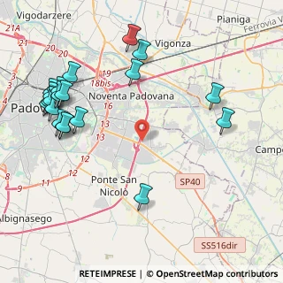 Mappa Via delle Gramogne, 35127 Padova PD, Italia (5.2115)