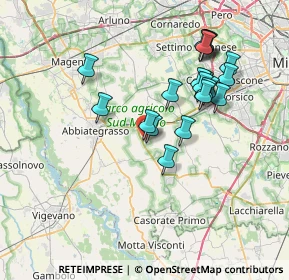 Mappa Agopuntura Ambulatorio comunale, 20080 Zelo Surrigone MI, Italia (6.91)