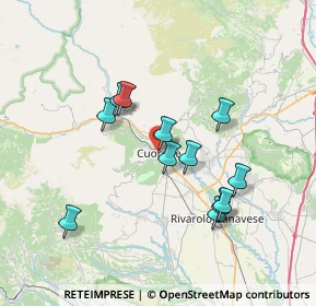 Mappa Via Cappa, 10082 Cuorgnè TO, Italia (6.42167)