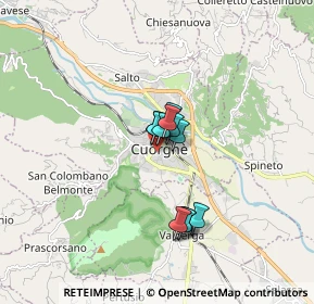 Mappa Via Callisto Caravario, 10082 Cuorgnè TO, Italia (1.00364)