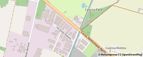 Mappa Cavaglià