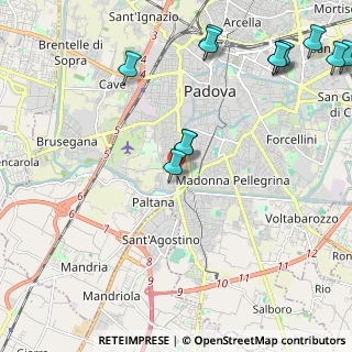 Mappa Via Como, 35142 Padova PD, Italia (2.74417)